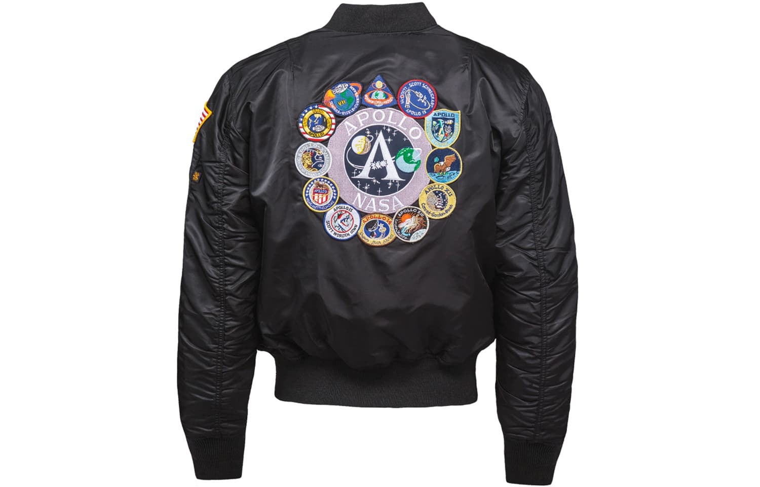 Куртка Alpha Industries Apollo MA-1 Flight Jacket Black - изображение 2