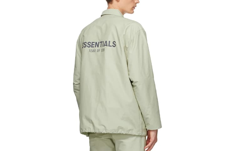 Рубашка Fear of God Essentials FW20 Souvenir Jacket Sage Logo - изображение 2