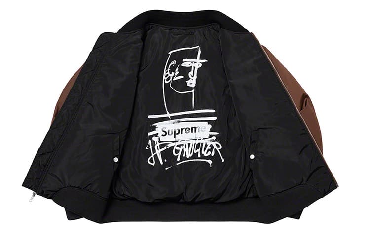 Куртка Supreme x Jean Paul Gaultier Reversible Backpack MA-1 Brown - изображение 3