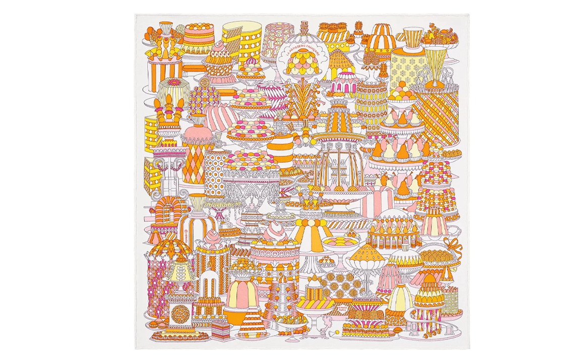 Платок HERMES 45X45 - изображение 1