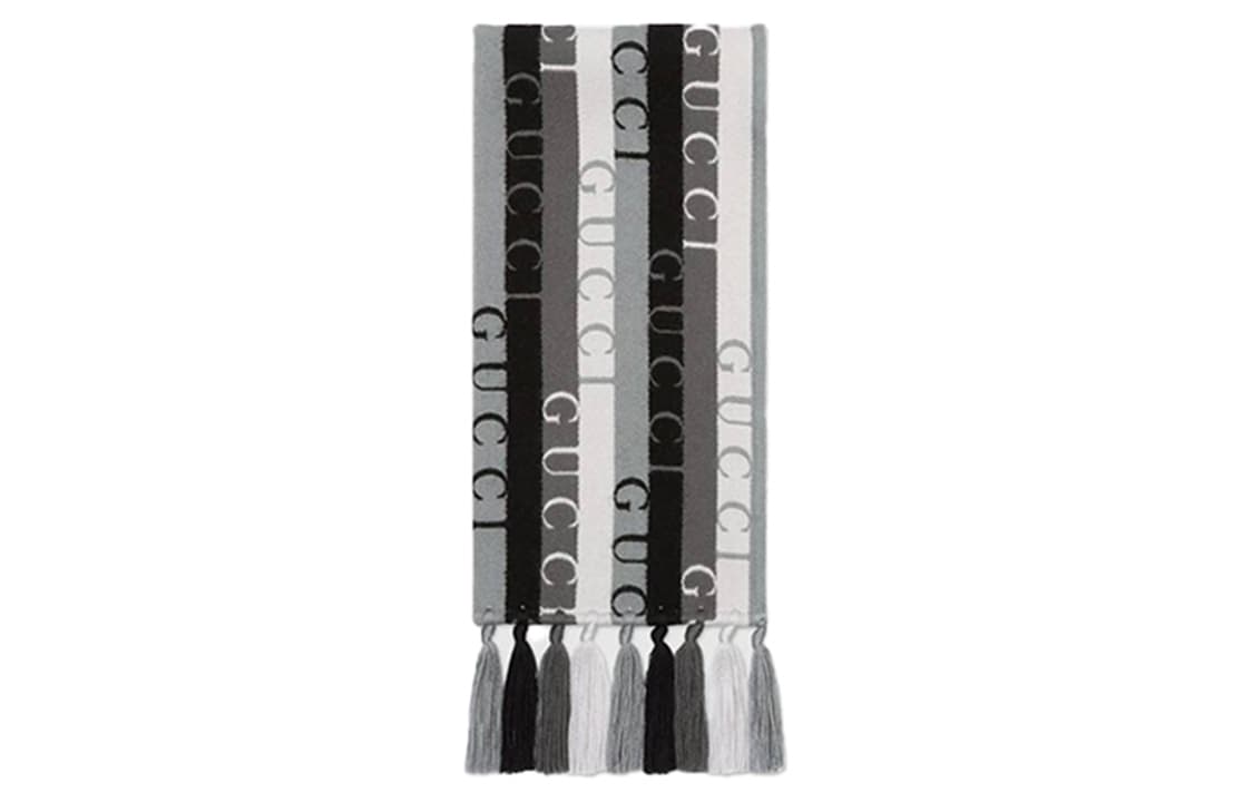 Шарф Gucci Wool Scarf Black - изображение 2