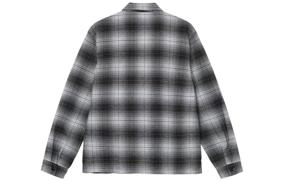 Рубашка Stussy Paul Shadow Plaid Zip Shirt - изображение 2