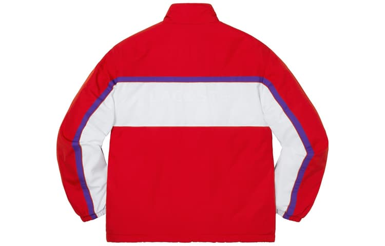 Куртка Supreme x LACOSTE FW19 Pullover Red - изображение 2