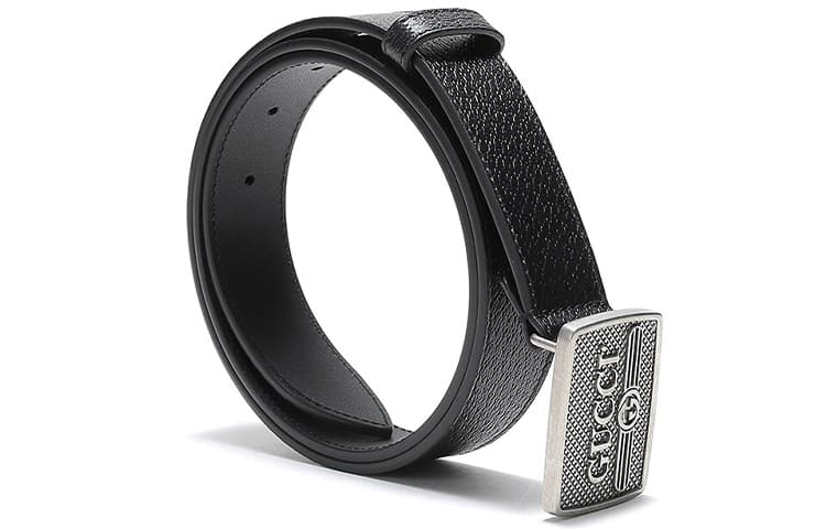 Ремень Gucci Leather Belt Black - изображение 4