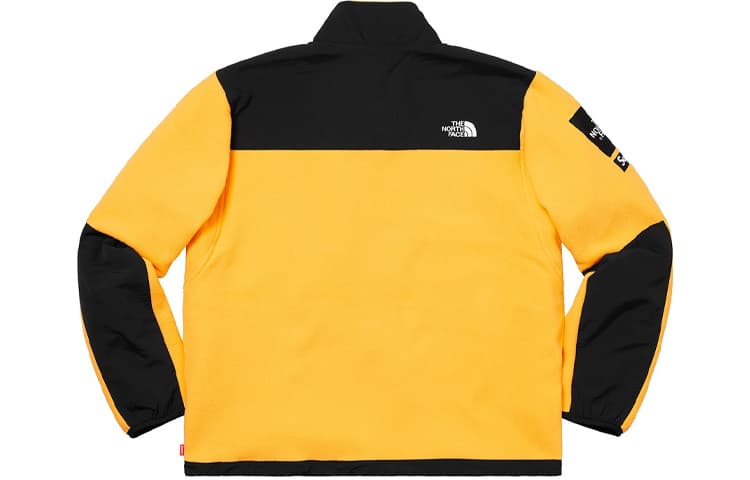 Куртка Supreme x The North Face Arc Logo Denali Fleece Jacket Yellow - изображение 2
