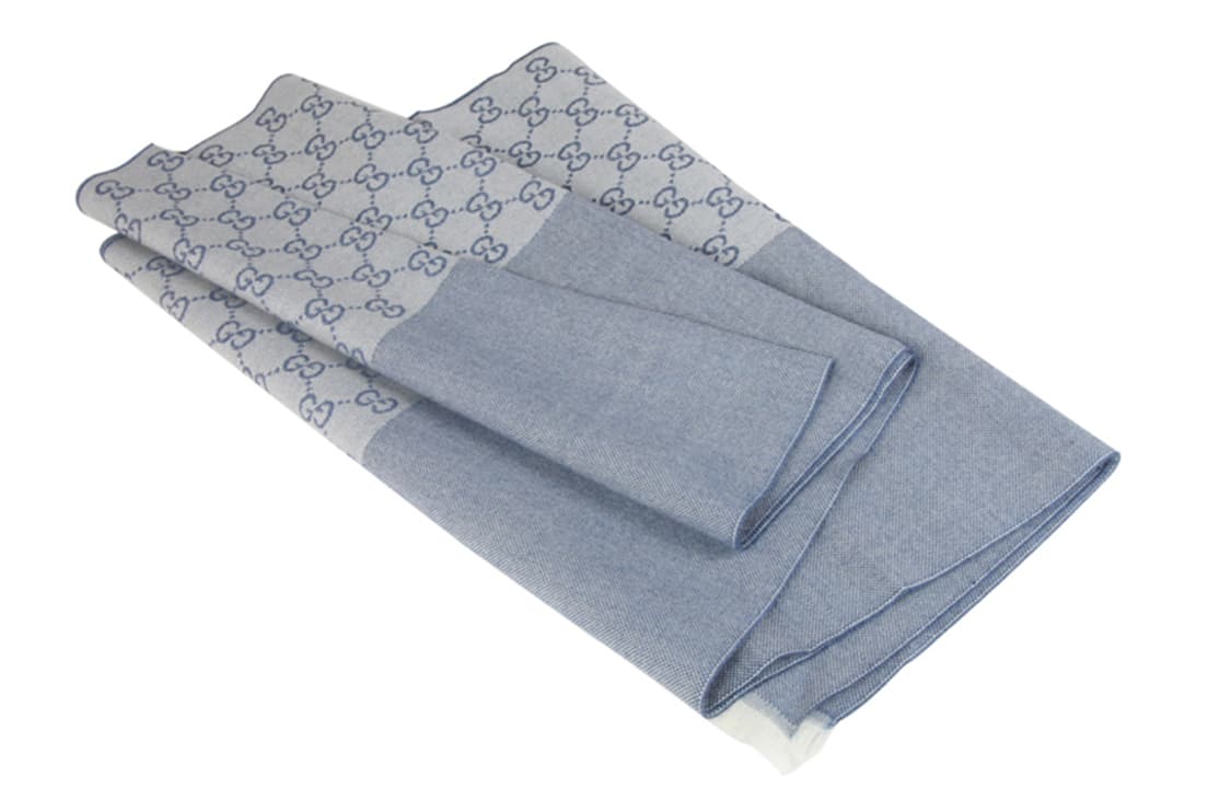Шарф Gucci Scarf Light Blue - изображение 4