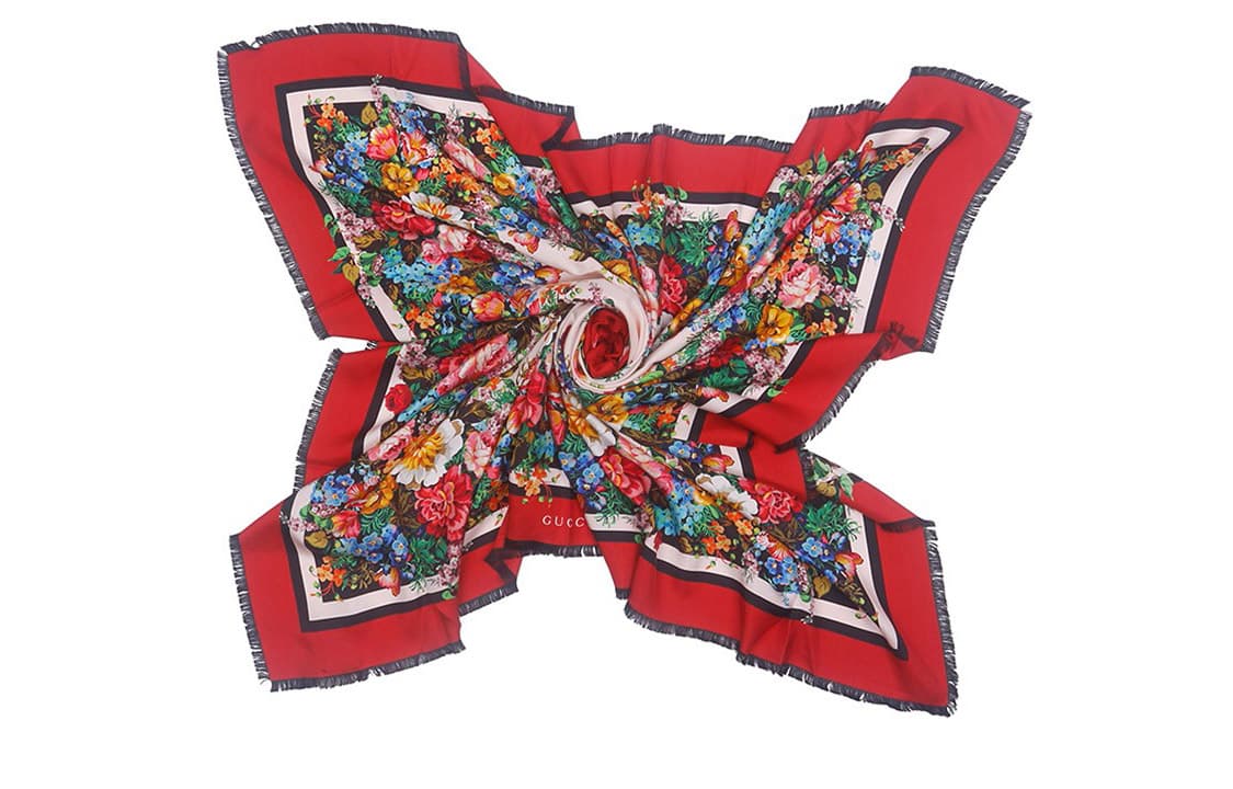 Платок Gucci Scarf Red - изображение 2
