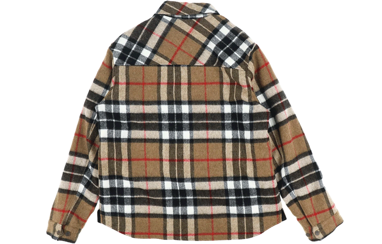 Рубашка WE11DONE Plaid Half-Zip Shirt - изображение 2