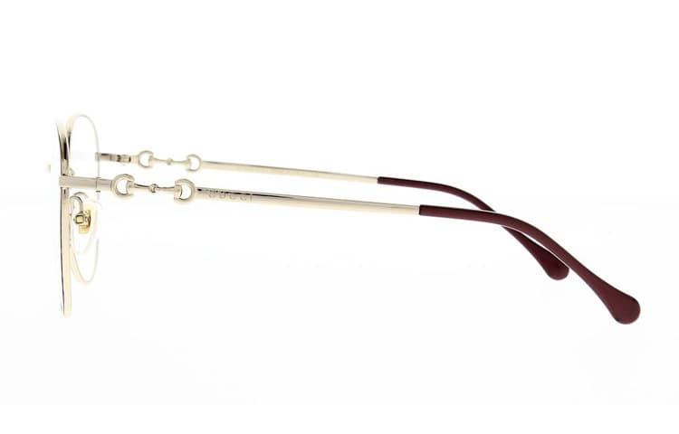 Оправа Gucci Cat Eye Optical Glasses Black Gold 51mm - изображение 4