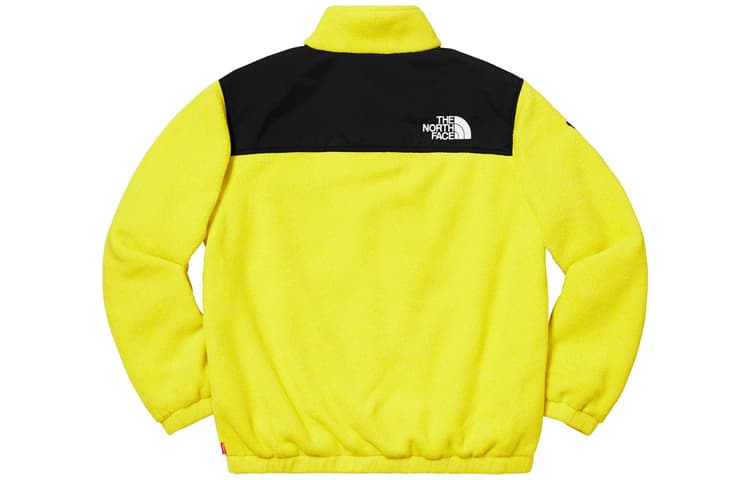 Куртка Supreme x The North Face Fleece Jacket Yellow - изображение 2
