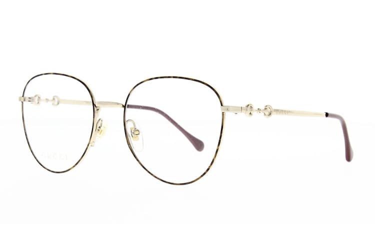 Оправа Gucci Cat Eye Optical Glasses Black Gold 51mm - изображение 1
