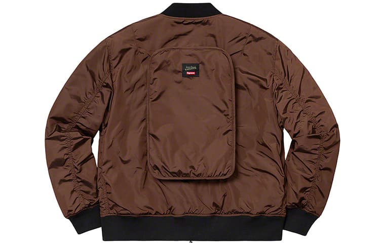 Куртка Supreme x Jean Paul Gaultier Reversible Backpack MA-1 Brown - изображение 2