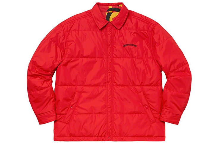 Куртка Supreme FW19 Week 8 Reversible Puffy Work Jacket - изображение 4