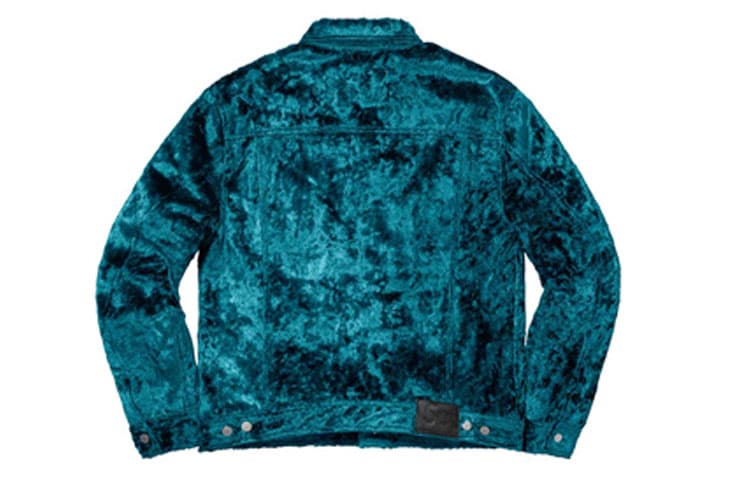 Куртка Supreme SS19 Fuzzy Pile Trucker Jacket Teal - изображение 2