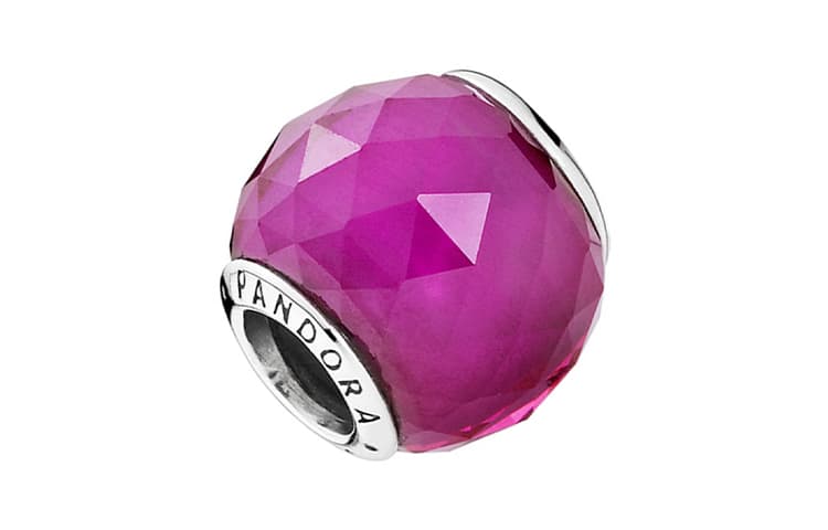 Украшение Pandora Faceted Glass Bead Purple - изображение 2