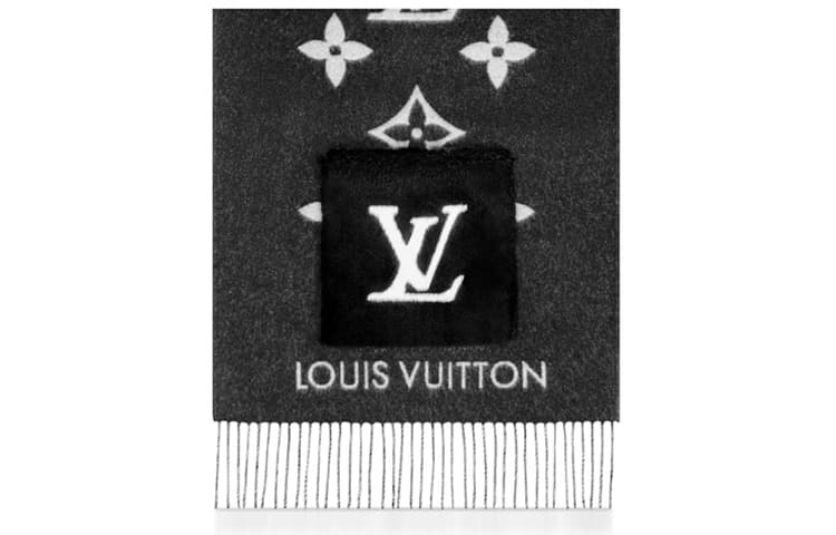Шарф Louis Vuitton Cold Reykjavik Scarf Black - изображение 3
