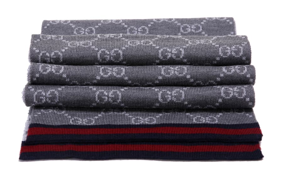 Шарф Gucci Wool Scarf Gray - изображение 5