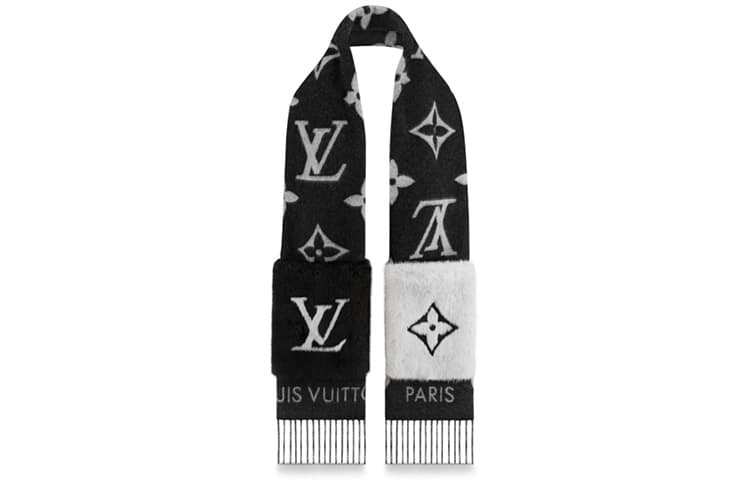 Шарф Louis Vuitton Cold Reykjavik Scarf Black - изображение 2