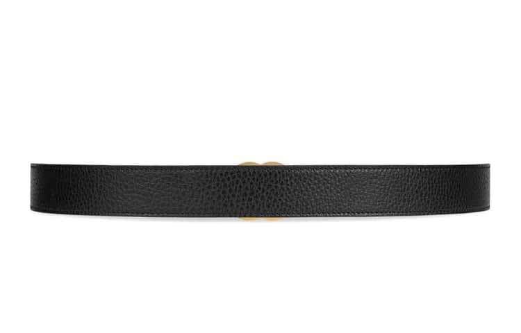 Ремень Gucci Double G Buckle Belt Black Brown - изображение 4
