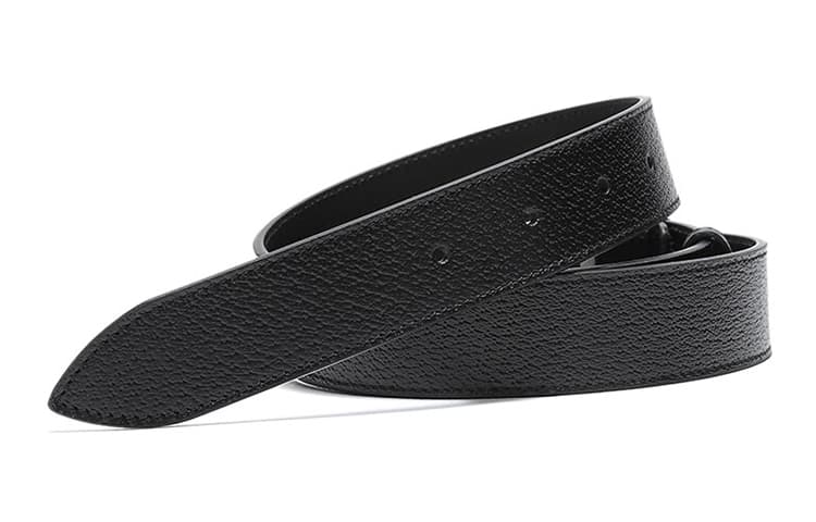 Ремень Gucci Leather Belt Black - изображение 6