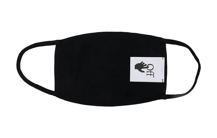 Маска OFF-WHITE Logo Print Mask Black - изображение 2