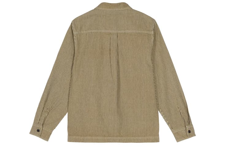 Рубашка Stussy Overdyed Hickory LS Zip Shirt - изображение 2