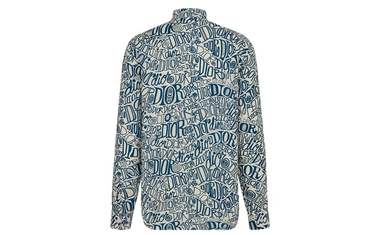 Кофта Dior x Shawn Logo Long Sleeve Shirt - изображение 2