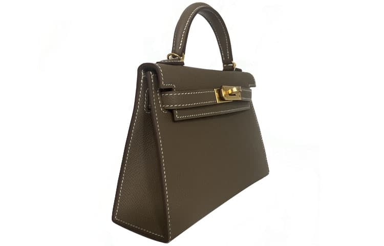Сумка HERMES Mini Kelly Epsom 18 Etoupe - изображение 3