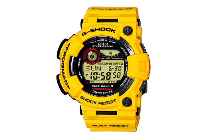 Часы Casio G Shock Освежающий вариант Кварцевый механизм Смола Шнуровка Часы Мужские Желтый Циферблат - изображение 1