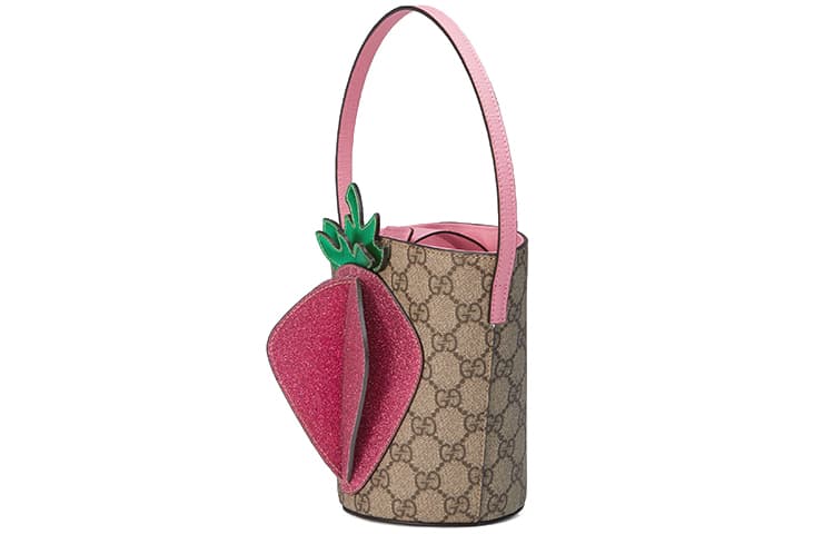 Мини-сумка Gucci Strawberry Bucket Bag - изображение 2
