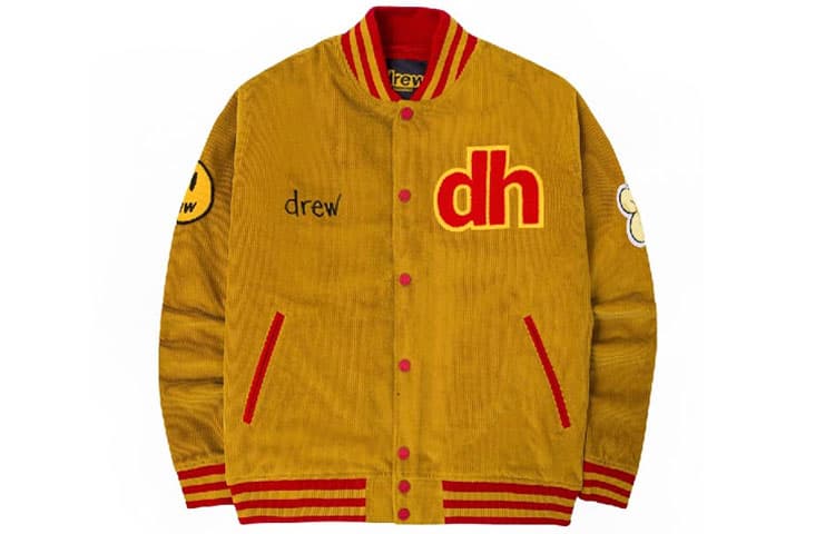 Куртка Drew House ox corduroy varsity jacket ox dijon - изображение 2