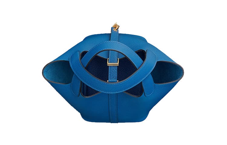 Сумка HERMES Picotin Maurice 71 Bleu France - изображение 3