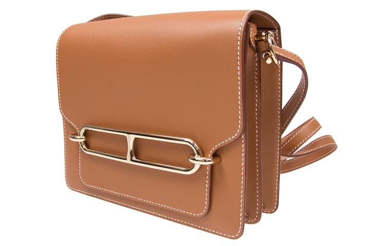 Сумка через плечо HERMES Roulis 23 Evercolor 37 Gold - изображение 2