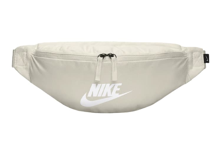 Поясная сумка Nike Logo Zip Waist Bag Gray White - изображение 1