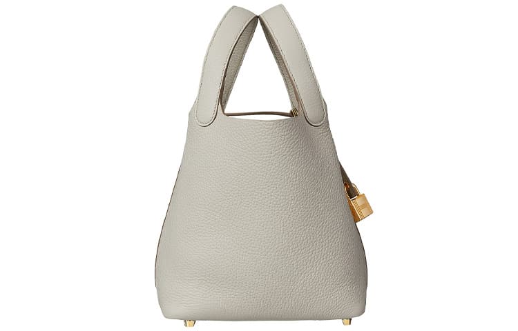Сумка HERMES Picotin Lock 18 Clemence 8L Beton - изображение 2