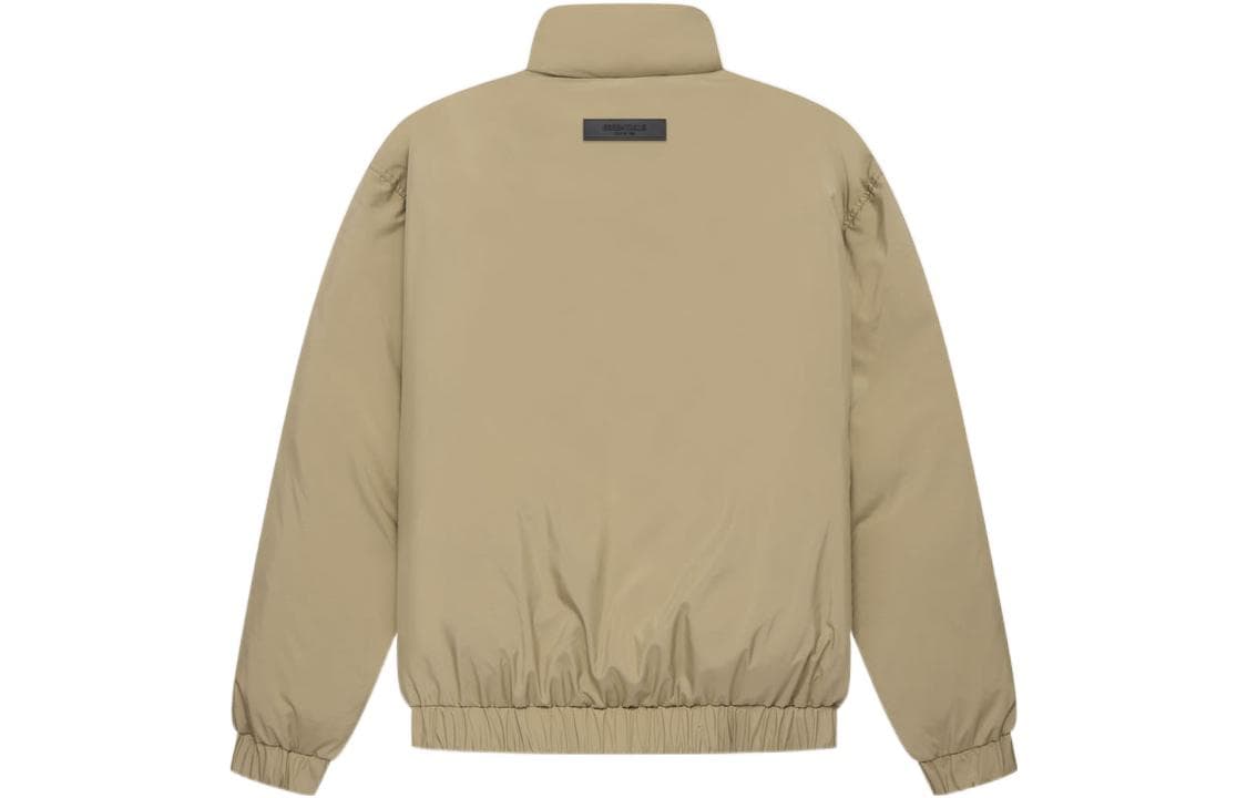 Зимняя куртка пуховик Fear of God Essentials SS22 Half-zip Puffer Oak - изображение 2