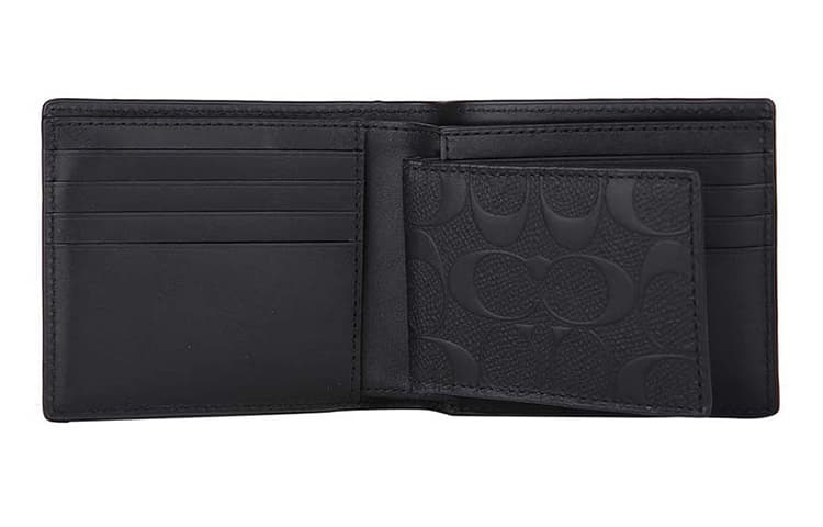 Кошелек COACH 3 IN 1 Wallet Black - изображение 4