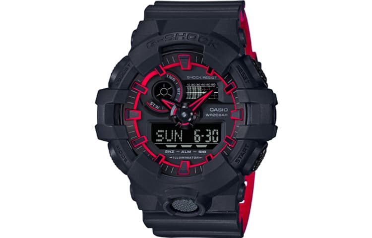 Часы CASIO 200 57.5*53.4mm GA-700SE-1A4 - изображение 1