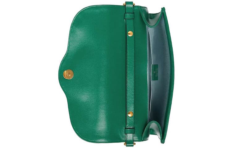 Мини-сумка Gucci Horsebit 1955 Green - изображение 4