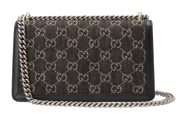 Мини-сумка Gucci Dionysus Denim Small Shoulder Bag Black - изображение 4