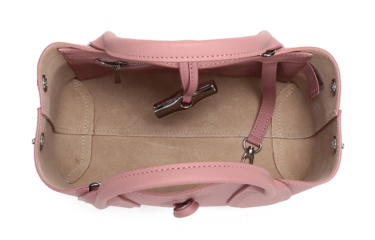 Сумка Longchamp Roseau Small Antique Pink - изображение 6
