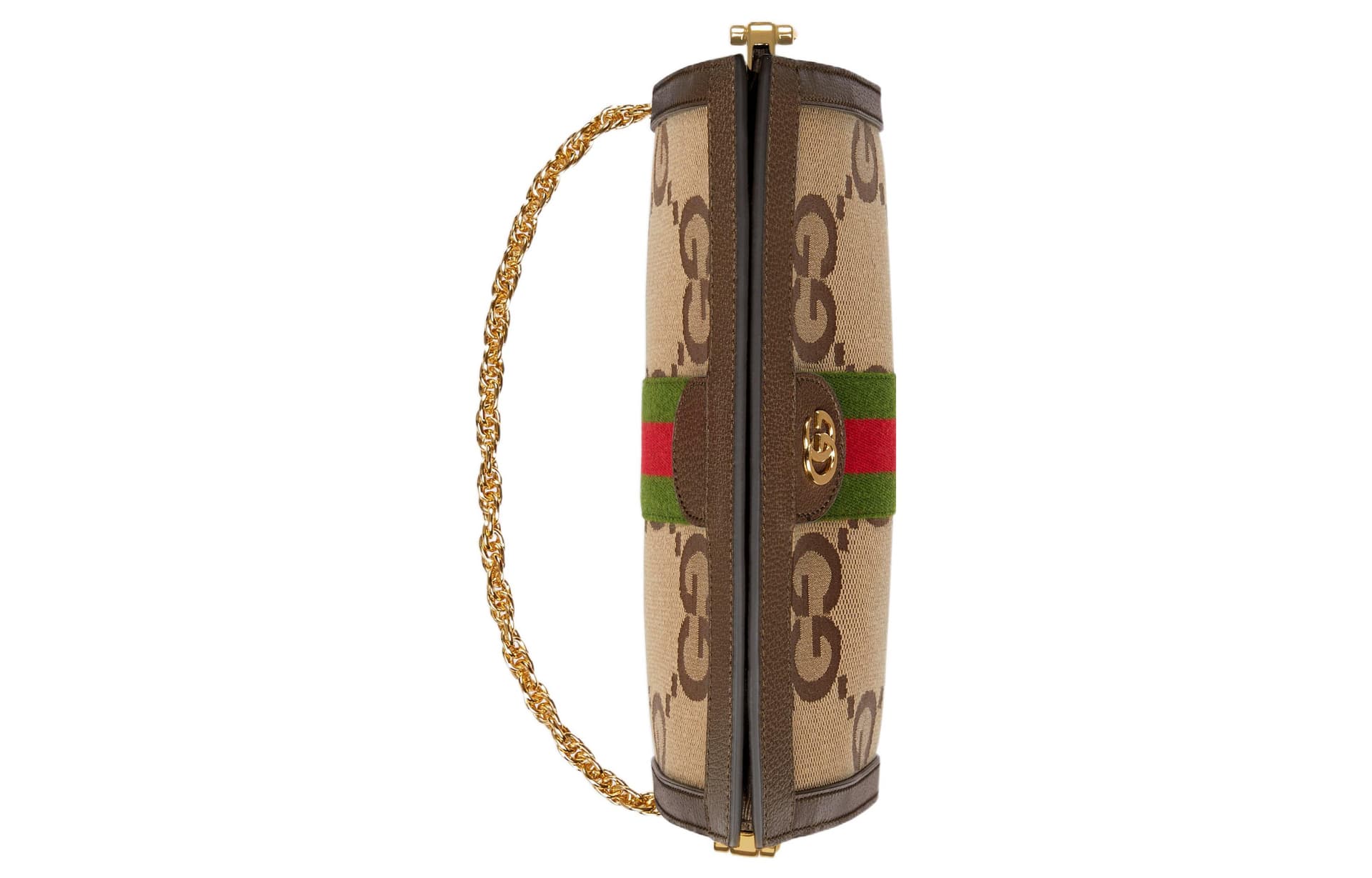 Сумка через плечо Gucci Ophidia Beige Brown - изображение 4