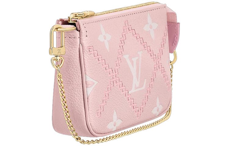 Мини-сумка Louis Vuitton Mini Chain Bag Pink - изображение 3