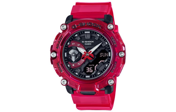 Часы CASIO G-SHOCK SOUND WAVE GA-2200SKL-4APR - изображение 1
