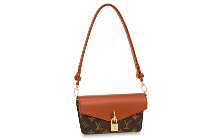 Мини-сумка Louis Vuitton Padlock On Strap Caramel - изображение 2