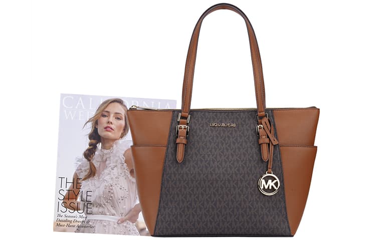Мини-сумка MICHAEL KORS MK Charlotte PVC Tote - изображение 5
