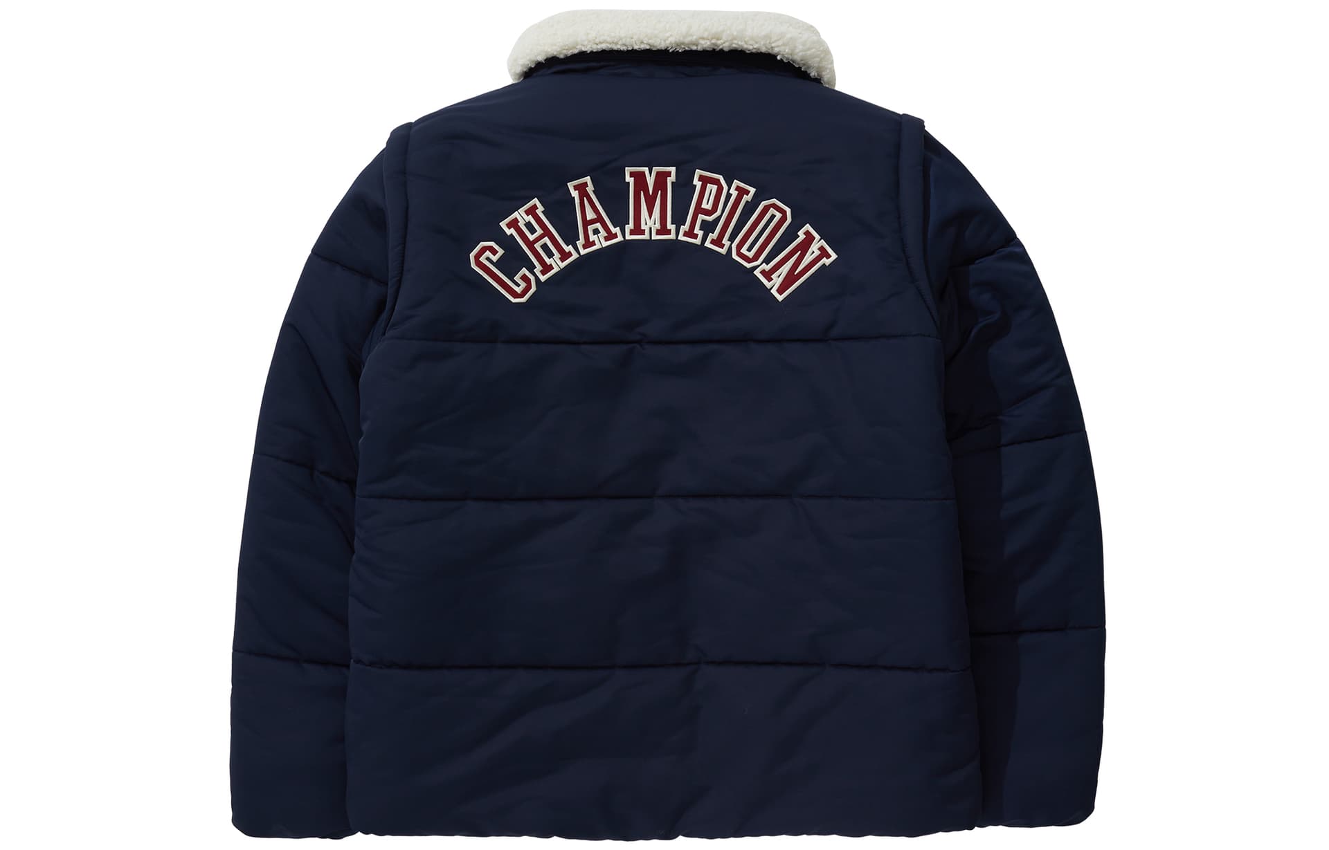 Зимняя куртка пуховик Champion logo - изображение 2
