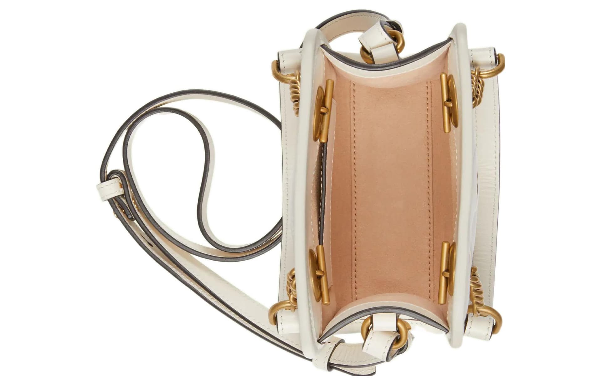 Сумка Gucci Marmont Mini Tote Bag White - изображение 5