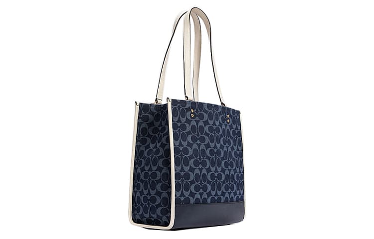 Мини-сумка COACH Dempsey 30 ChambrayLogo Tote - изображение 2