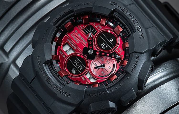 Часы CASIO G-SHOCKCity Battle GA-140AR-1APR-person - изображение 5